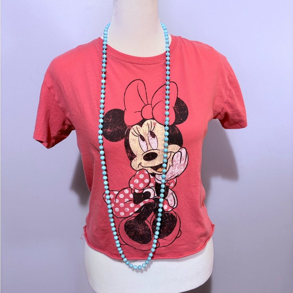 Disney Coral Minnie Mouse Tee